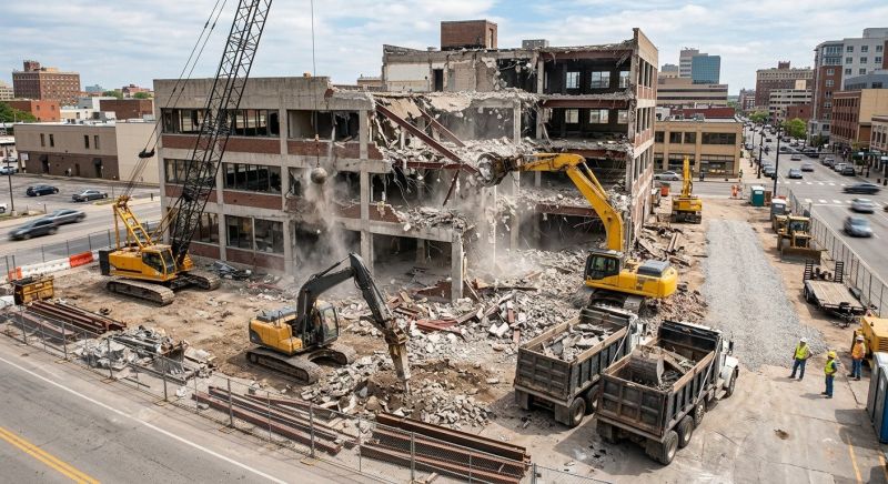 Commercial Property Demolition in Houston, TX