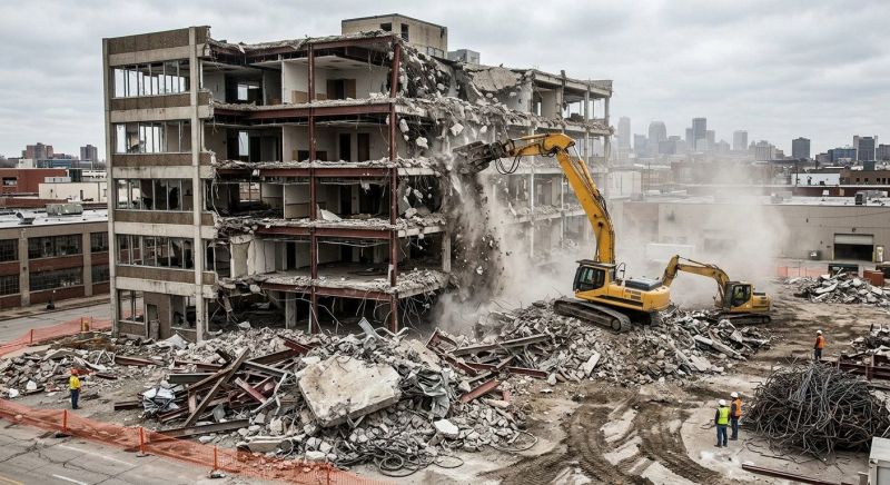 Industrial Demolition in Sacramento, CA